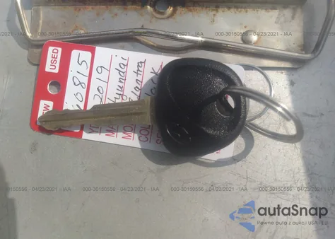 2019 Hyundai Elantra Sel z USA, uszkodzony, nr VIN 5NPD84LF8KH485236